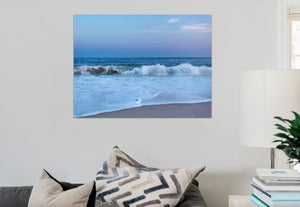 Rogers Beach Twilight 24x 36 metal frame